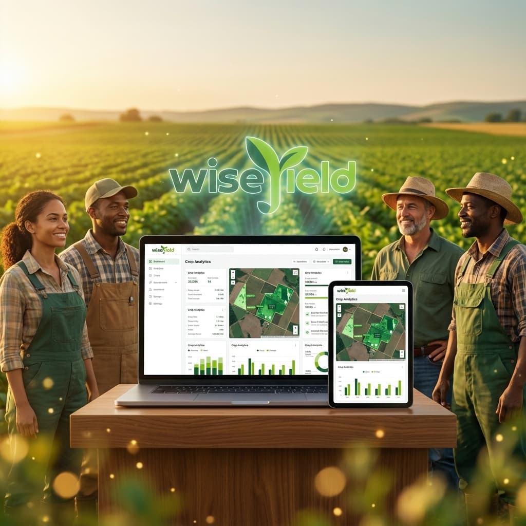 WiseYield platform launch celebrating AI-powered farming intelligence